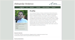 Desktop Screenshot of aleksandarandonov.com