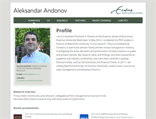Tablet Screenshot of aleksandarandonov.com